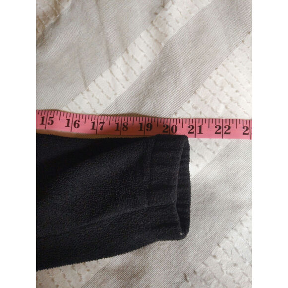 Vintage NEW ENGLAND PATRIOTS Black Fleece Pullover XL 1/4 Zip 90s NFL Retro - Picture 11 of 11